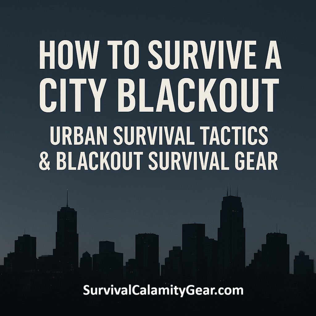 How to Survive a City Blackout: Urban Survival Tactics & Blackout Survival Gear
