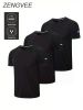 Quick Drying Sports T-shirt, Chic Stretch Crew Neck Tee Shirt For Summer Fitness